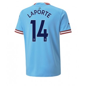 Manchester City Aymeric Laporte #14 Hemmatröja 2022-23 Kortärmad